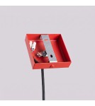 Sollux Lampa wisząca PASTELO 1 czerwona SL.2141
