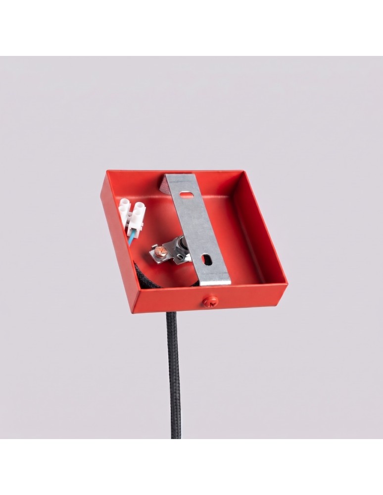 Sollux Lampa wisząca PASTELO 1 czerwona SL.2141