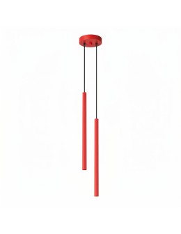 Sollux Lampa wisząca PASTELO 2 czerwona SL.2142