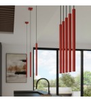 Sollux Lampa wisząca PASTELO 2 czerwona SL.2142