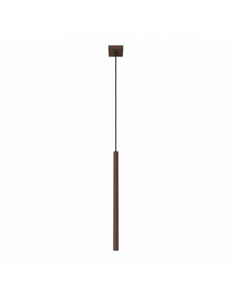 Sollux Lampa wisząca PASTELO 1 brązowa SL.2145