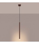 Sollux Lampa wisząca PASTELO 1 brązowa SL.2145