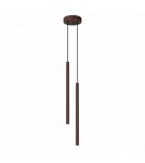 Sollux Lampa wisząca PASTELO 2 brązowa SL.2146 Sollux Lampa wisząca PASTELO 2 brązowa SL.2146