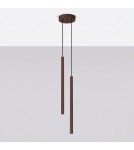 Sollux Lampa wisząca PASTELO 2 brązowa SL.2146 Sollux Lampa wisząca PASTELO 2 brązowa SL.2146