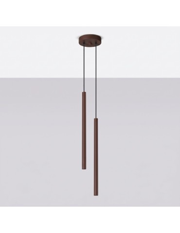 Sollux Lampa wisząca PASTELO 2 brązowa SL.2146 - produkt 2
