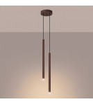 Sollux Lampa wisząca PASTELO 2 brązowa SL.2146 Sollux Lampa wisząca PASTELO 2 brązowa SL.2146