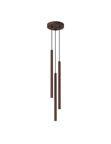 Sollux Lampa wisząca PASTELO 3P brązowa SL.2147