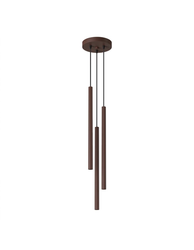 Sollux Lampa wisząca PASTELO 3P brązowa SL.2147