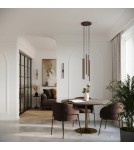 Sollux Lampa wisząca PASTELO 3P brązowa SL.2147