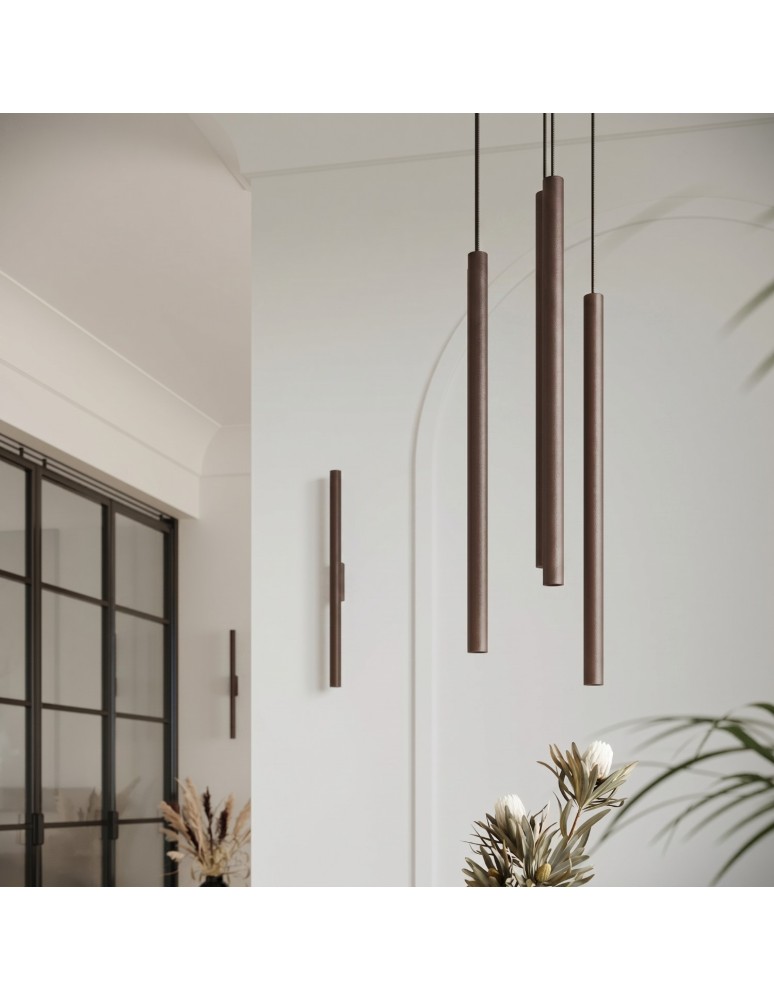 Sollux Lampa wisząca PASTELO 3P brązowa SL.2147