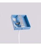 Sollux Lampa wisząca PASTELO 1 błękitna SL.2149