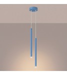 Sollux Lampa wisząca PASTELO 2 błękitna SL.2150