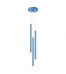 Sollux Lampa wisząca PASTELO 3P błękitna SL.2151 Sollux Lampa wisząca PASTELO 3P błękitna SL.2151