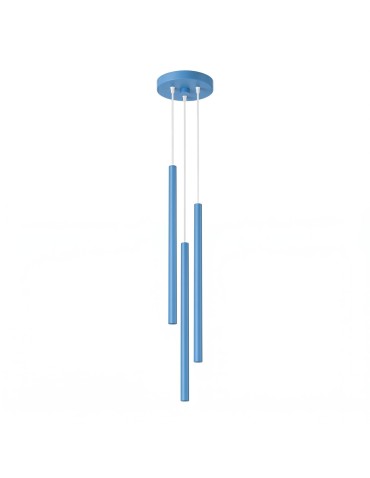 Sollux Lampa wisząca PASTELO 3P błękitna SL.2151