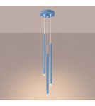 Sollux Lampa wisząca PASTELO 3P błękitna SL.2151 Sollux Lampa wisząca PASTELO 3P błękitna SL.2151