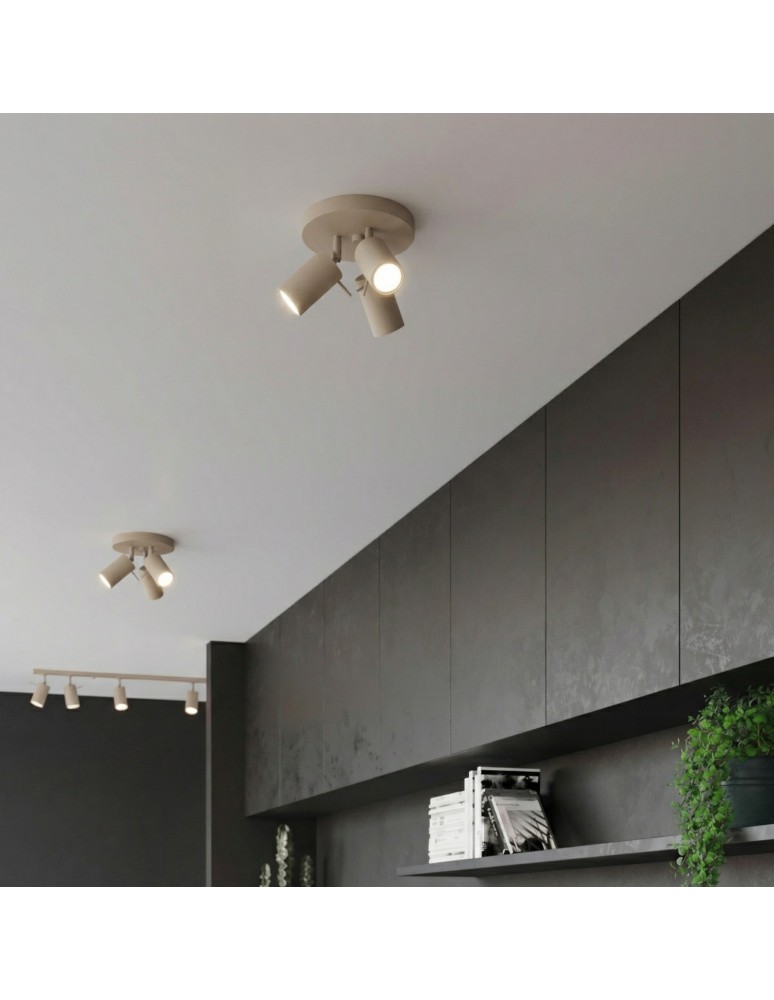 Sollux Plafon RING 3P taupe SL.2156