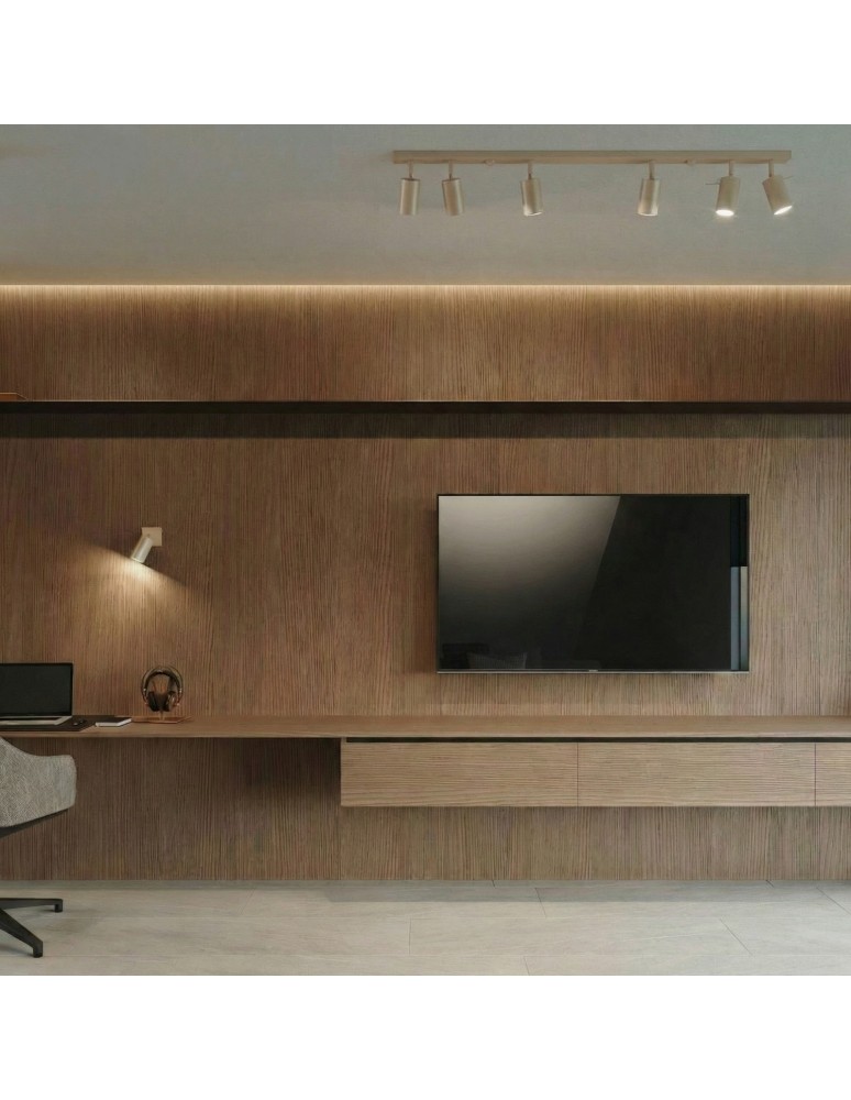 Sollux Plafon RING 6L taupe SL.2158