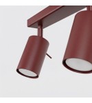 Sollux Plafon RING 2 burgund SL.2160 Sollux Plafon RING 2 burgund SL.2160