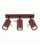 Sollux Plafon RING 3L burgund SL.2161