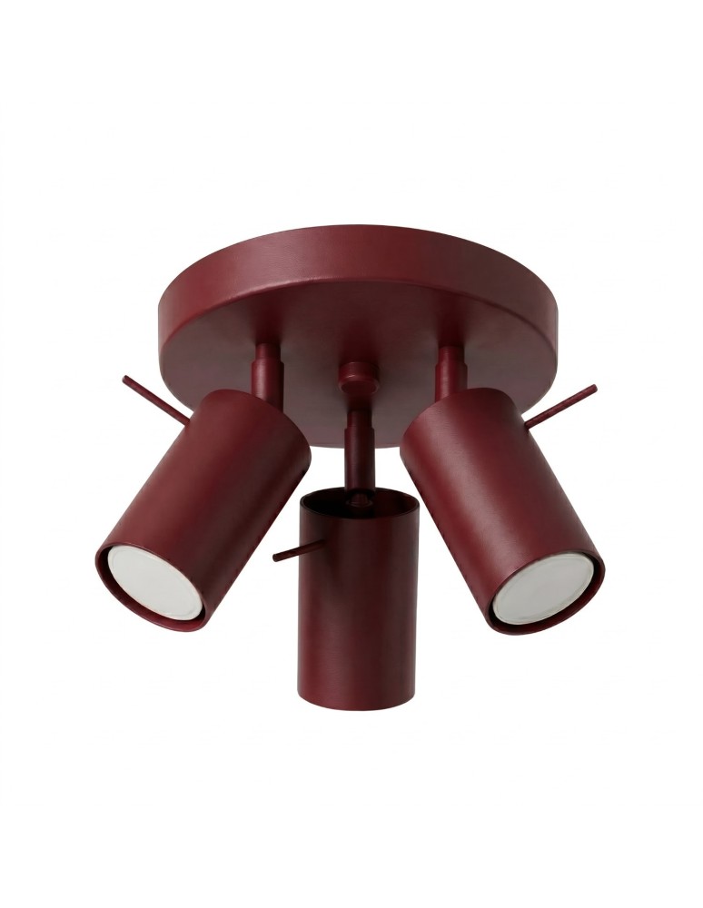 Sollux Plafon RING 3P burgund SL.2162