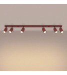 Sollux Plafon RING 6L burgund SL.2164