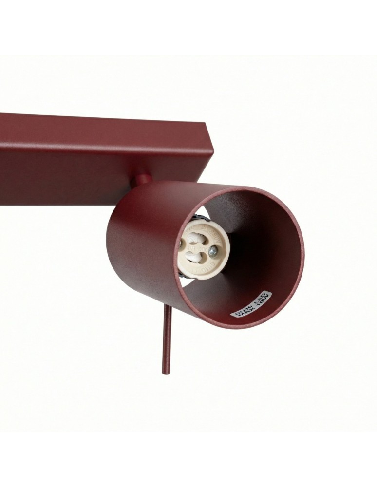 Sollux Plafon RING 6L burgund SL.2164