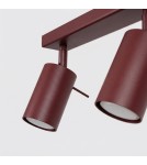 Sollux Plafon RING 6L burgund SL.2164