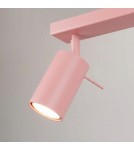 Sollux Plafon RING 4L różowy SL.2175