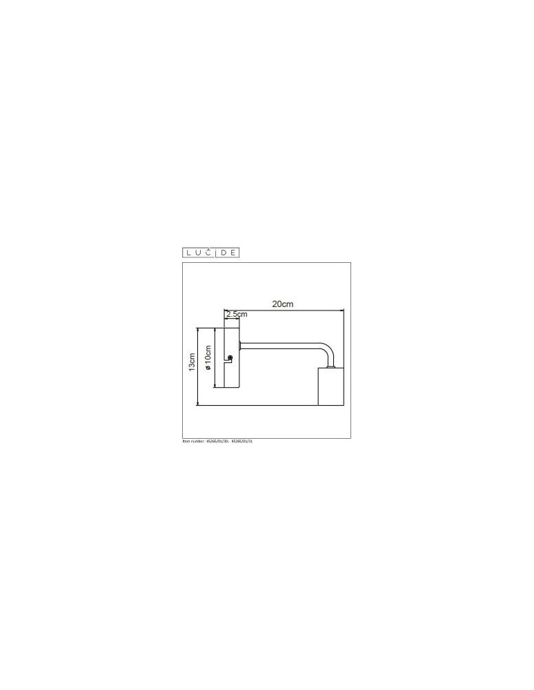 Wall lamps - Lucide SCOTT Wall-mounted E27 L20 H12cm Black 45265/01/30 - product kolory-swiatla.pl 11