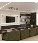 Sollux Plafon RING 2 szałwiowy SL.2178