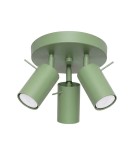 Sollux Plafon RING 3P szałwiowy SL.2180