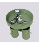 Sollux Plafon RING 3P szałwiowy SL.2180