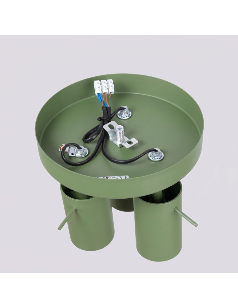 Sollux Plafon RING 3P szałwiowy SL.2180