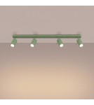 Sollux Plafon RING 4L szałwiowy SL.2181