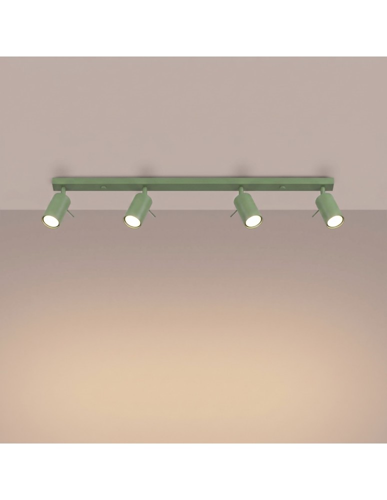Sollux Plafon RING 4L szałwiowy SL.2181