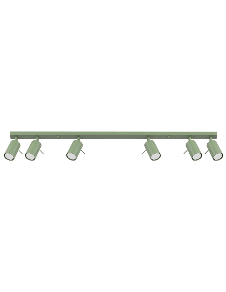 Sollux Plafon RING 6L szałwiowy SL.2182
