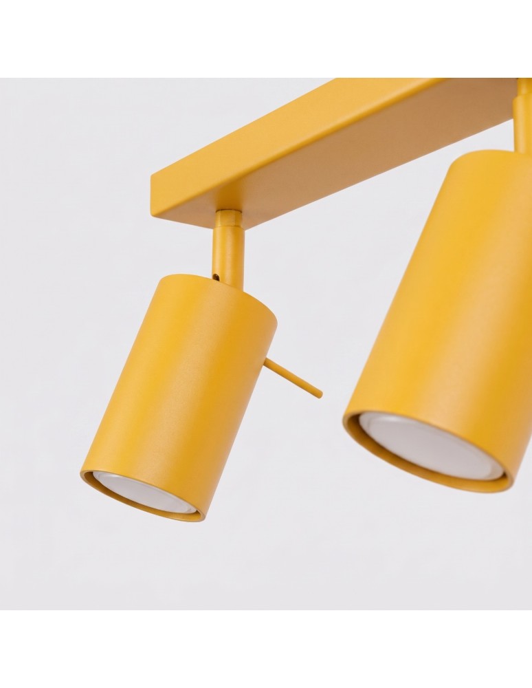 Sollux Plafon RING 2 żółty SL.2184