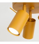 Sollux Plafon RING 3P żółty SL.2186