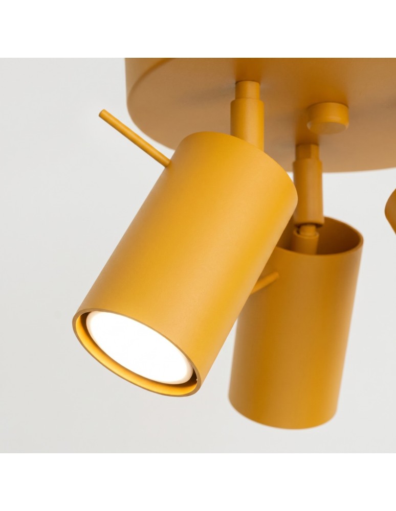 Sollux Plafon RING 3P żółty SL.2186