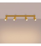 Sollux Plafon RING 4L żółty SL.2187