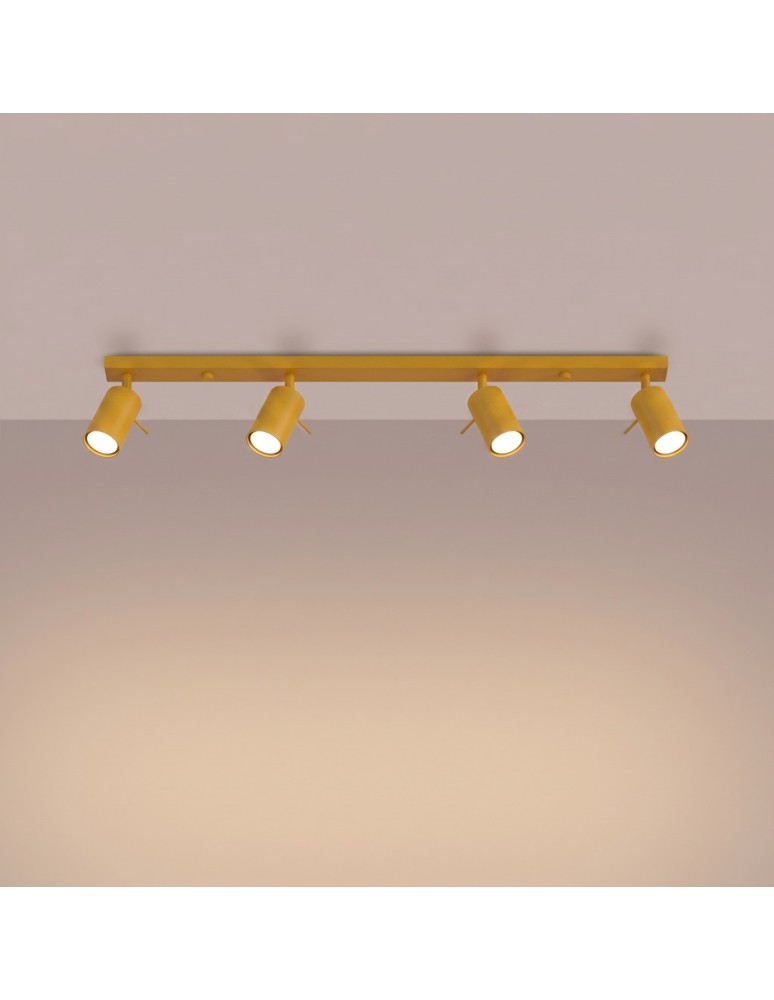 Sollux Plafon RING 4L żółty SL.2187