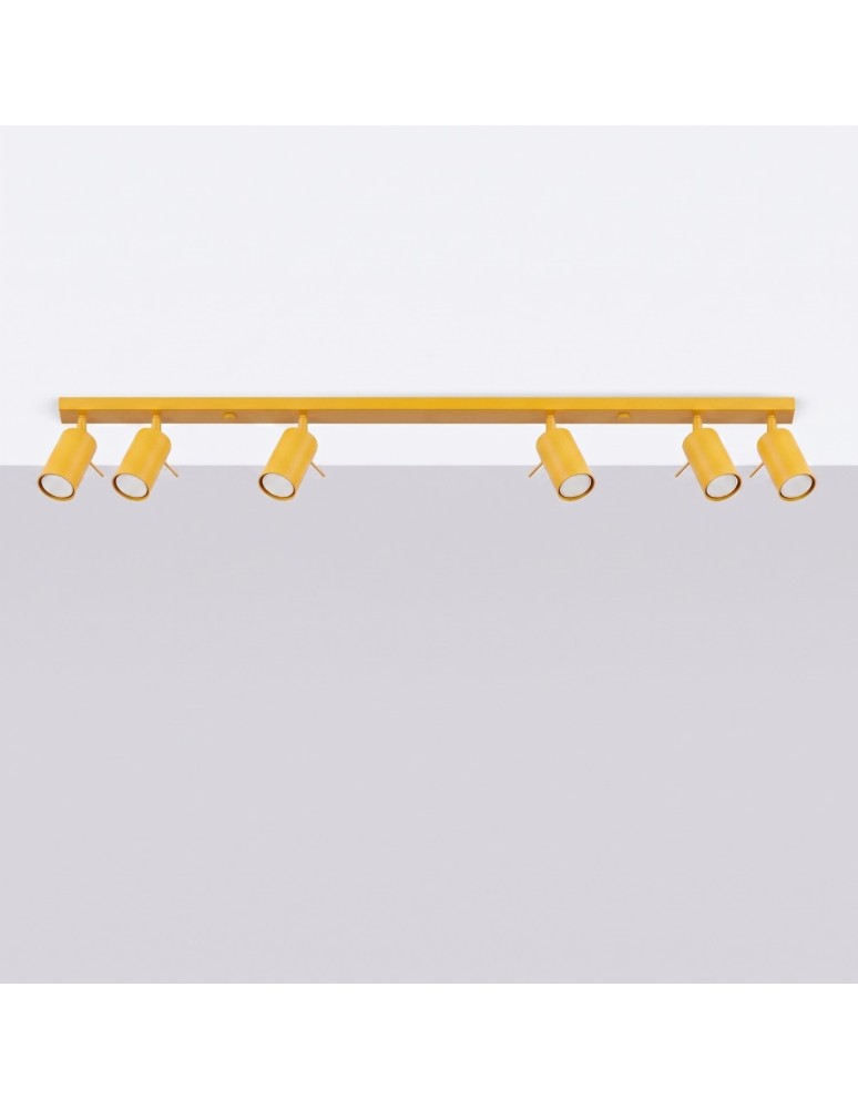 Sollux Plafon RING 6L żółty SL.2188