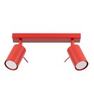 Sollux Plafon RING 2 czerwony SL.2190