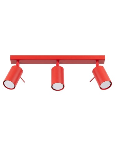 Sollux Plafon RING 3L czerwony SL.2191