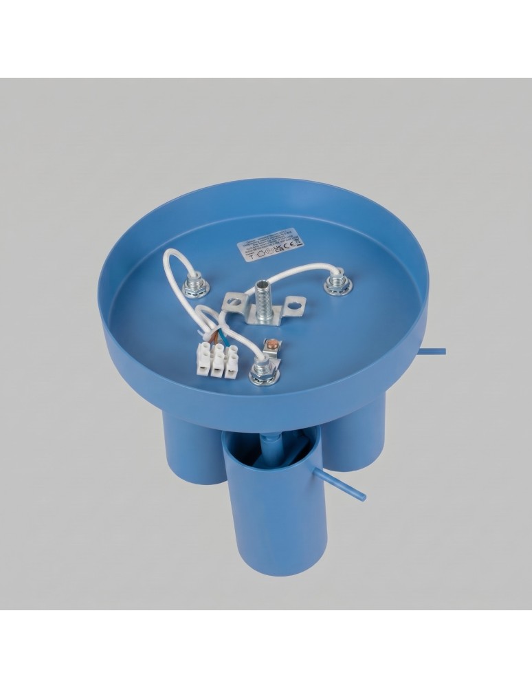 Sollux Plafon RING 3P błękitny SL.2204