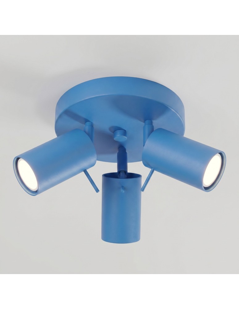 Sollux Plafon RING 3P błękitny SL.2204