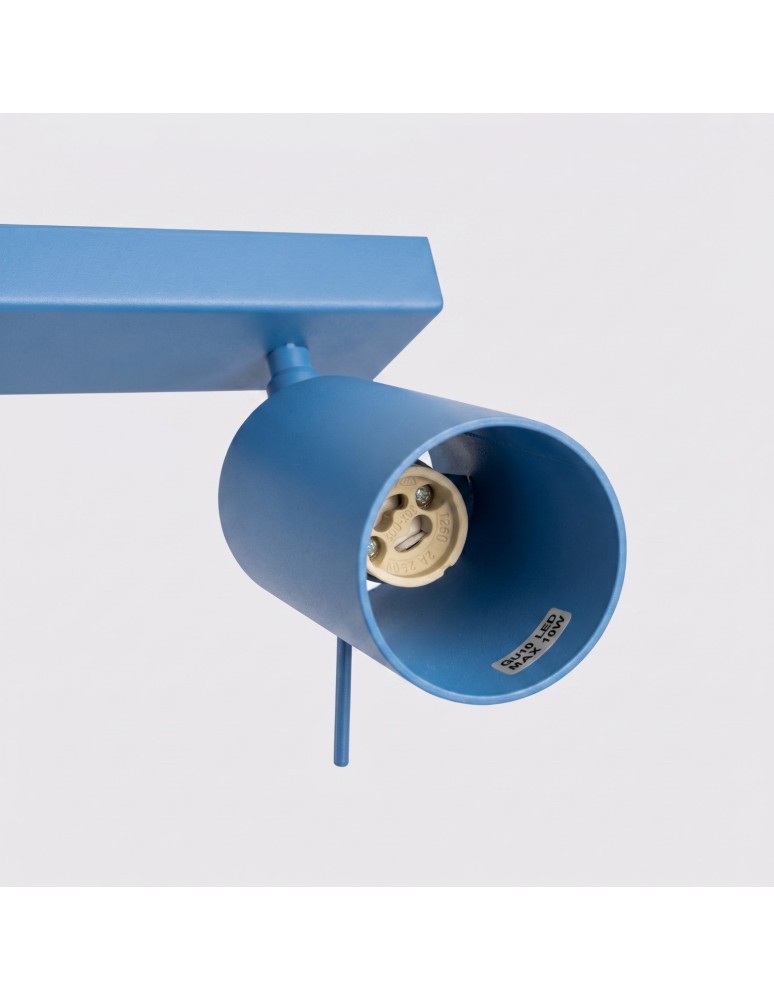 Sollux Plafon RING 6L błękitny SL.2206