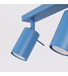 Sollux Plafon RING 6L błękitny SL.2206