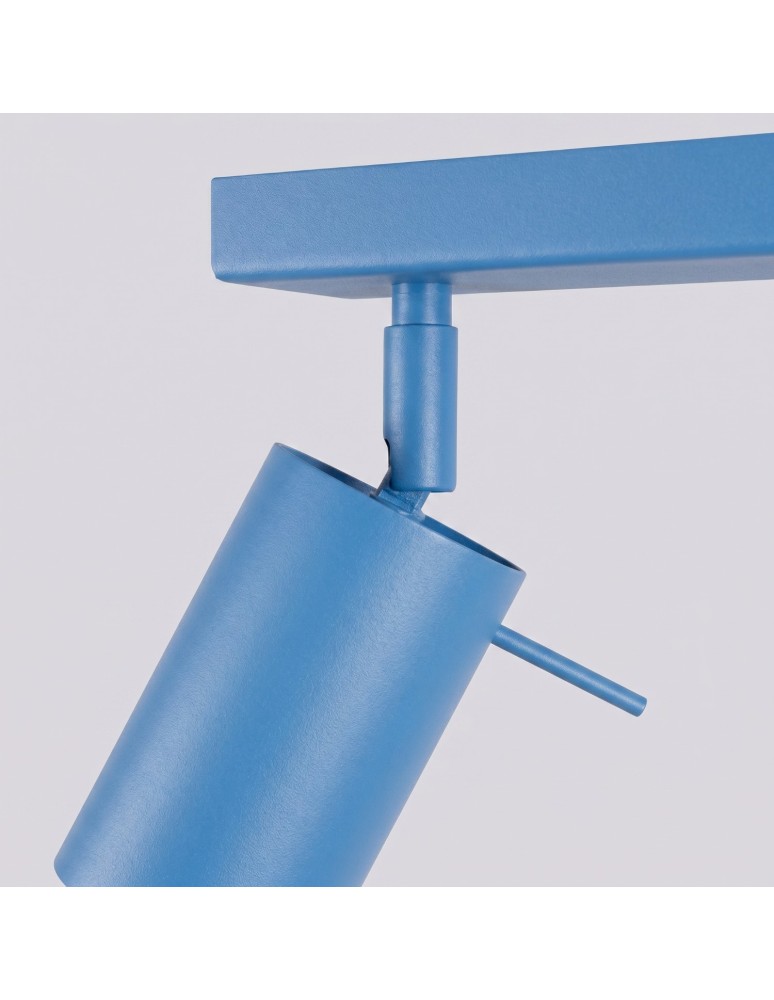 Sollux Plafon RING 6L błękitny SL.2206