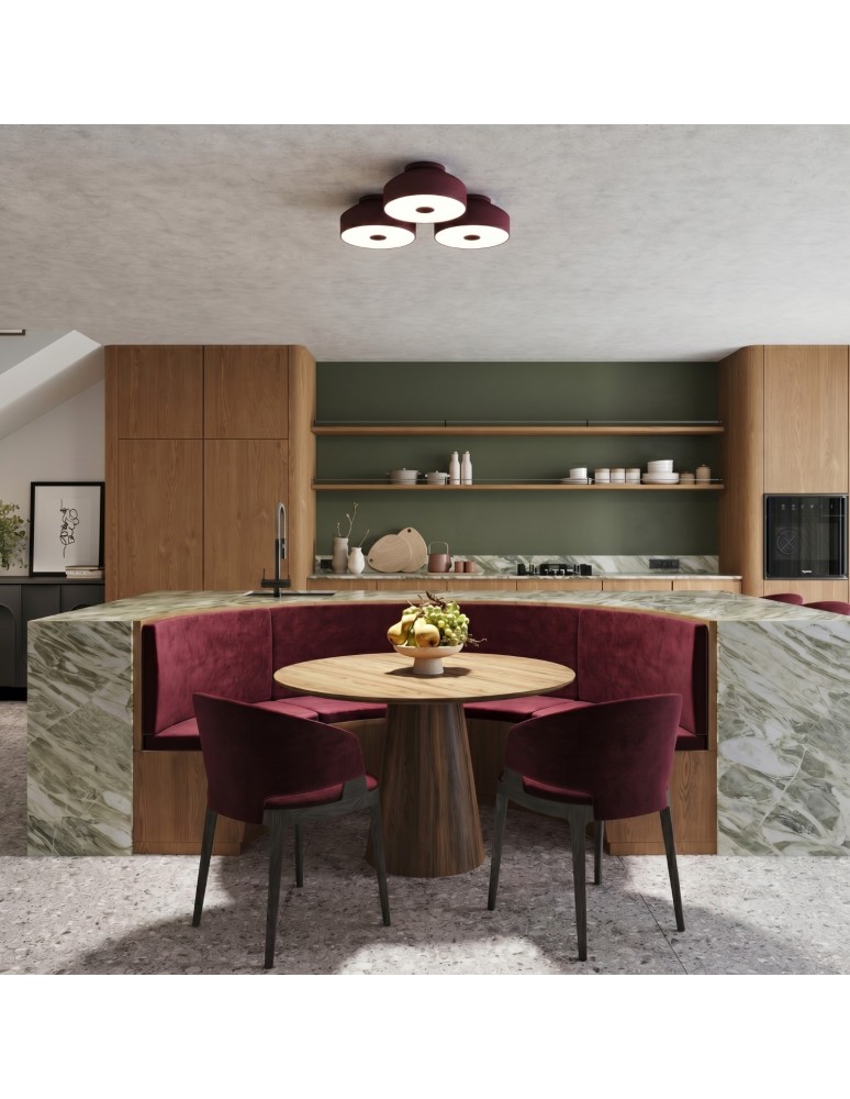 Sollux Plafon OMIQ burgund SL.2280